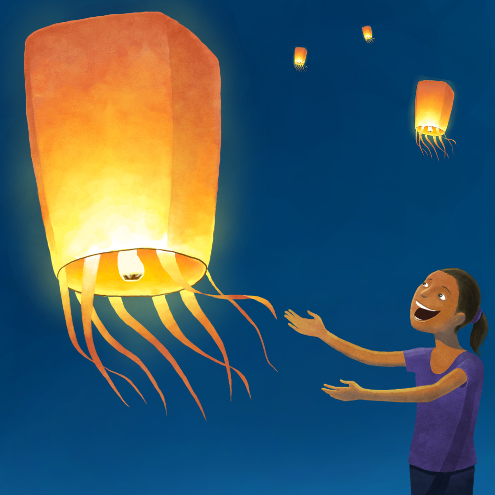 How do you make flying paper lanterns?